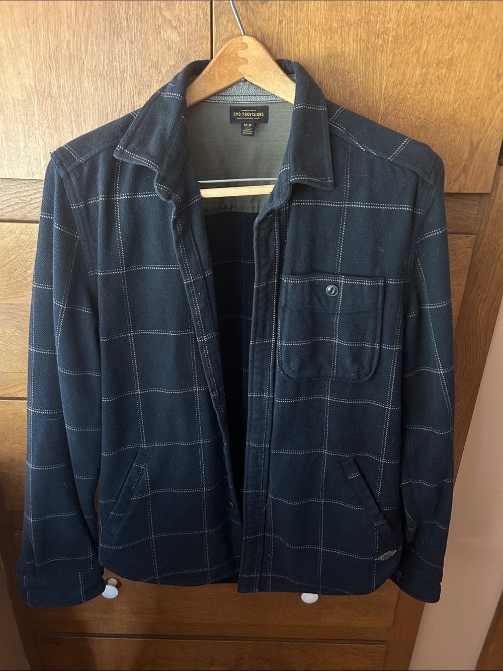 Men’s Black Plaid Lightweight Shirt Jacket - Club Room